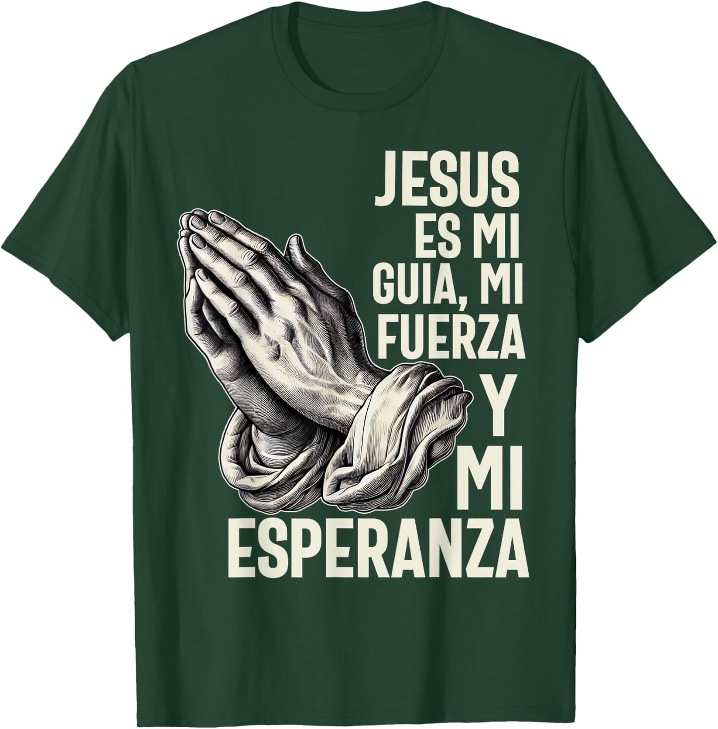 Camiseta cristiana en espanol Hombre Mujer Spanish Christian T-Shirt - T-Shirt | Forest