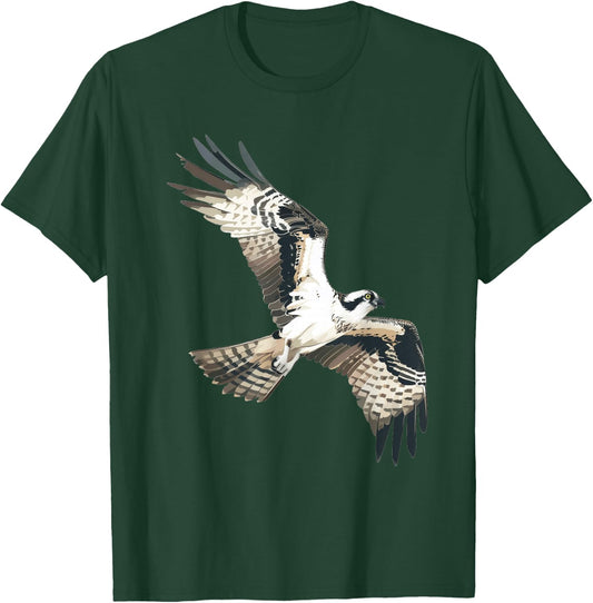 Osprey Bird In The Wilderness T-Shirt - T-Shirt | Forest