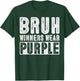 Funny Bruh Winners Wear Purple Vintage Sport T-Shirt - T-Shirt | Forest