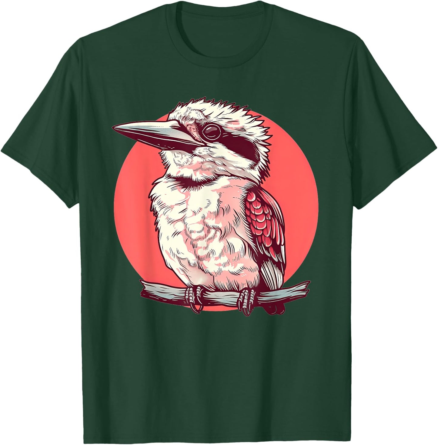 Kookaburra 80s Retro T-Shirt - T-Shirt | Forest