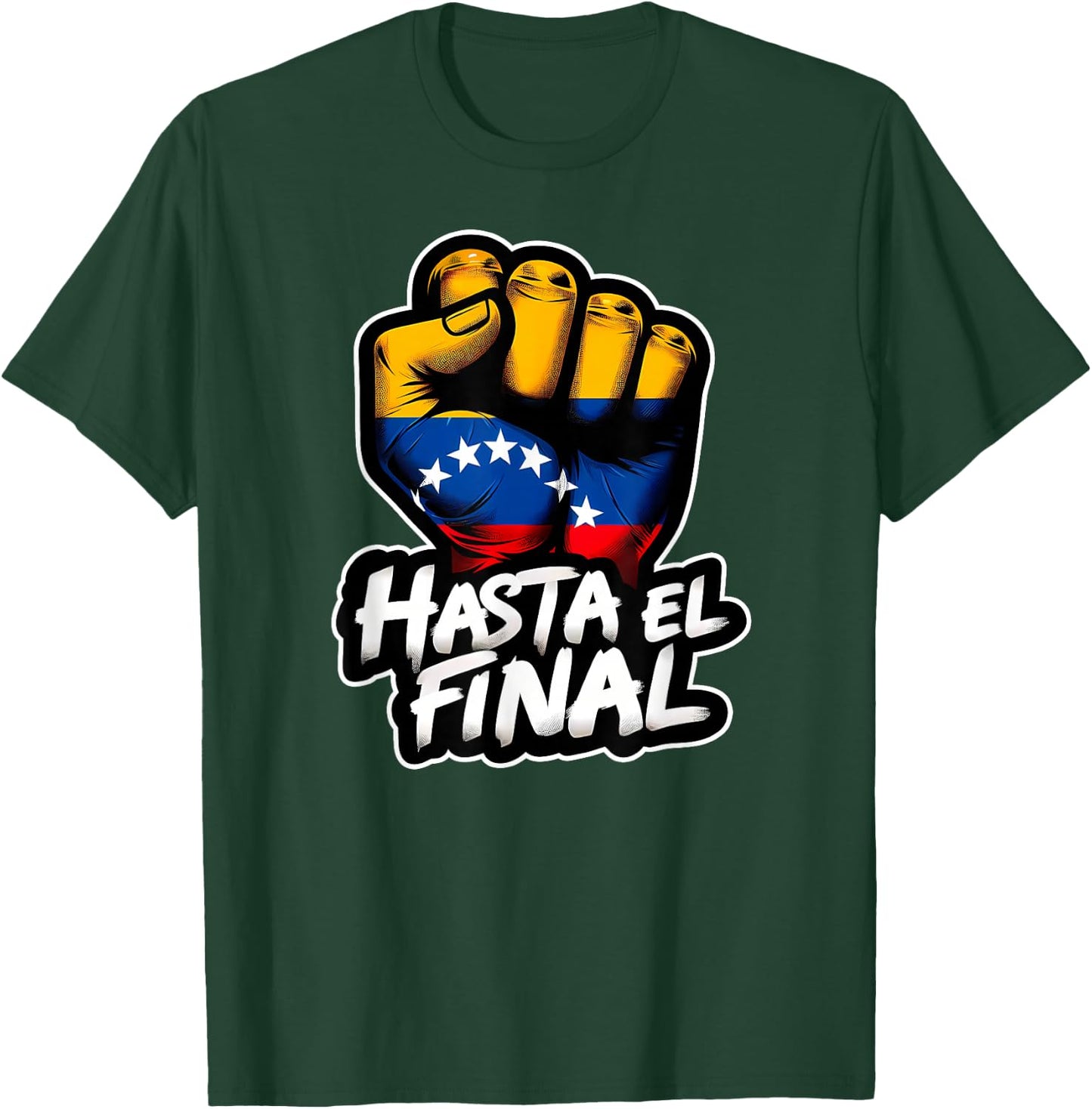 Hasta EL Final Venezuela Flag Bandera de Venezuela 2024 T-Shirt - T-Shirt | Forest