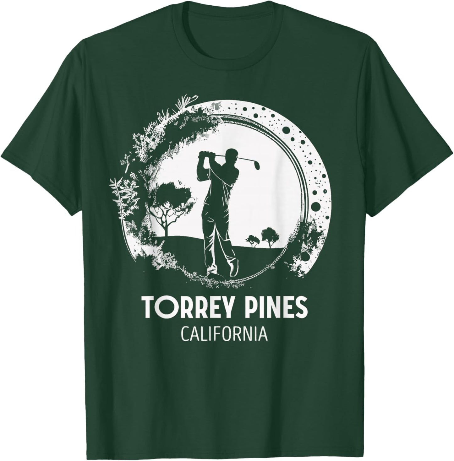 Golf Golfing Torrey Pines T-Shirt - T-Shirt | Forest
