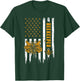 Beekeeping American Flag Honeycomb Honey Bees Beekeeper T-Shirt - T-Shirt | Forest