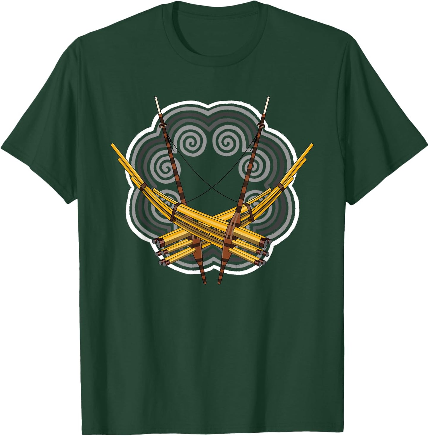 Hmong Hmoob Qeej T-Shirt - T-Shirt | Forest