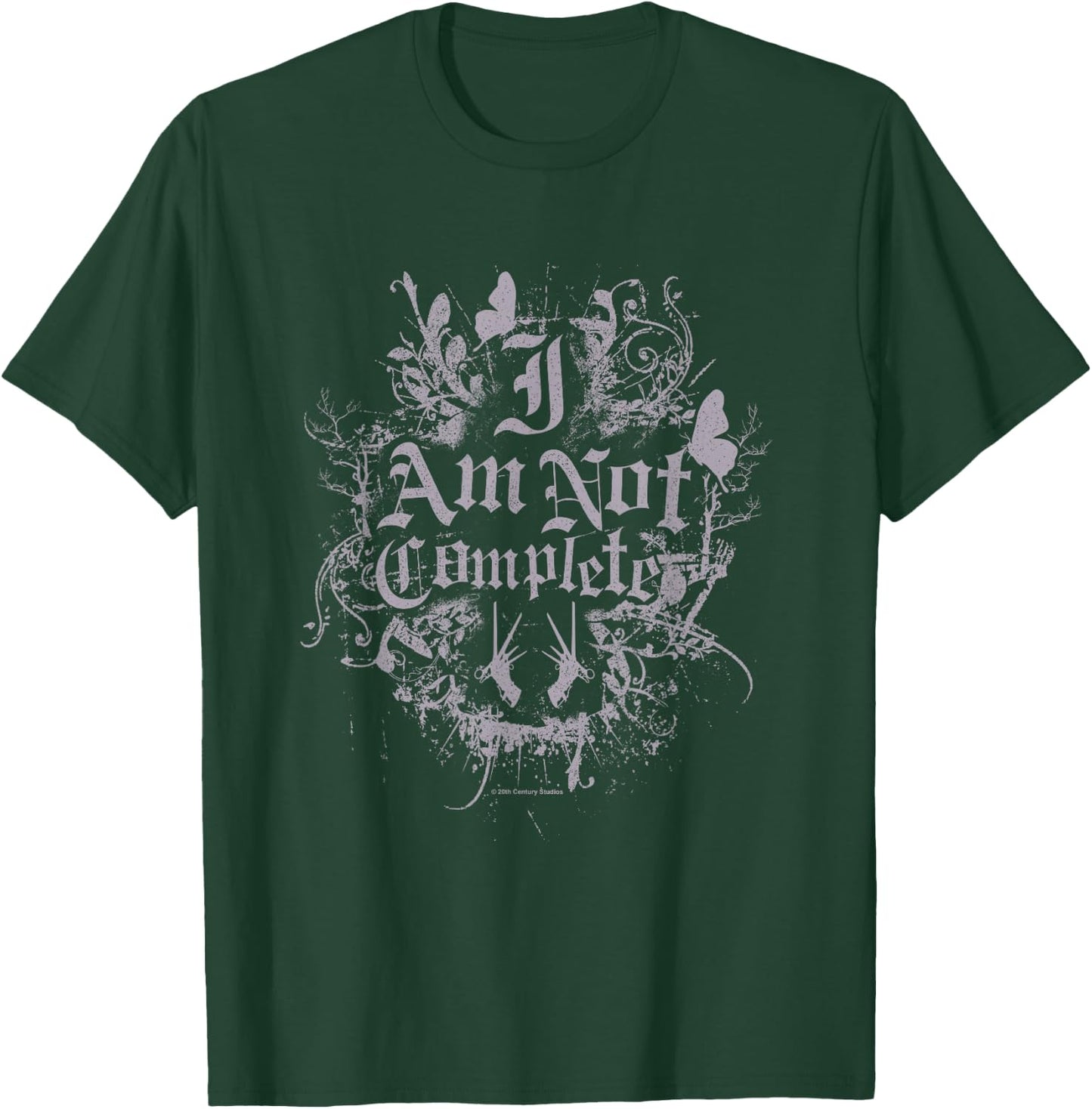 Edward Scissorhands I Am Not Complete Vintage Gothic Logo T-Shirt - T-Shirt | Forest