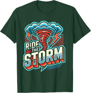 Tornado Costume Tornado Chasers Storm Hunter Storm Tornado T-Shirt - T-Shirt | Forest