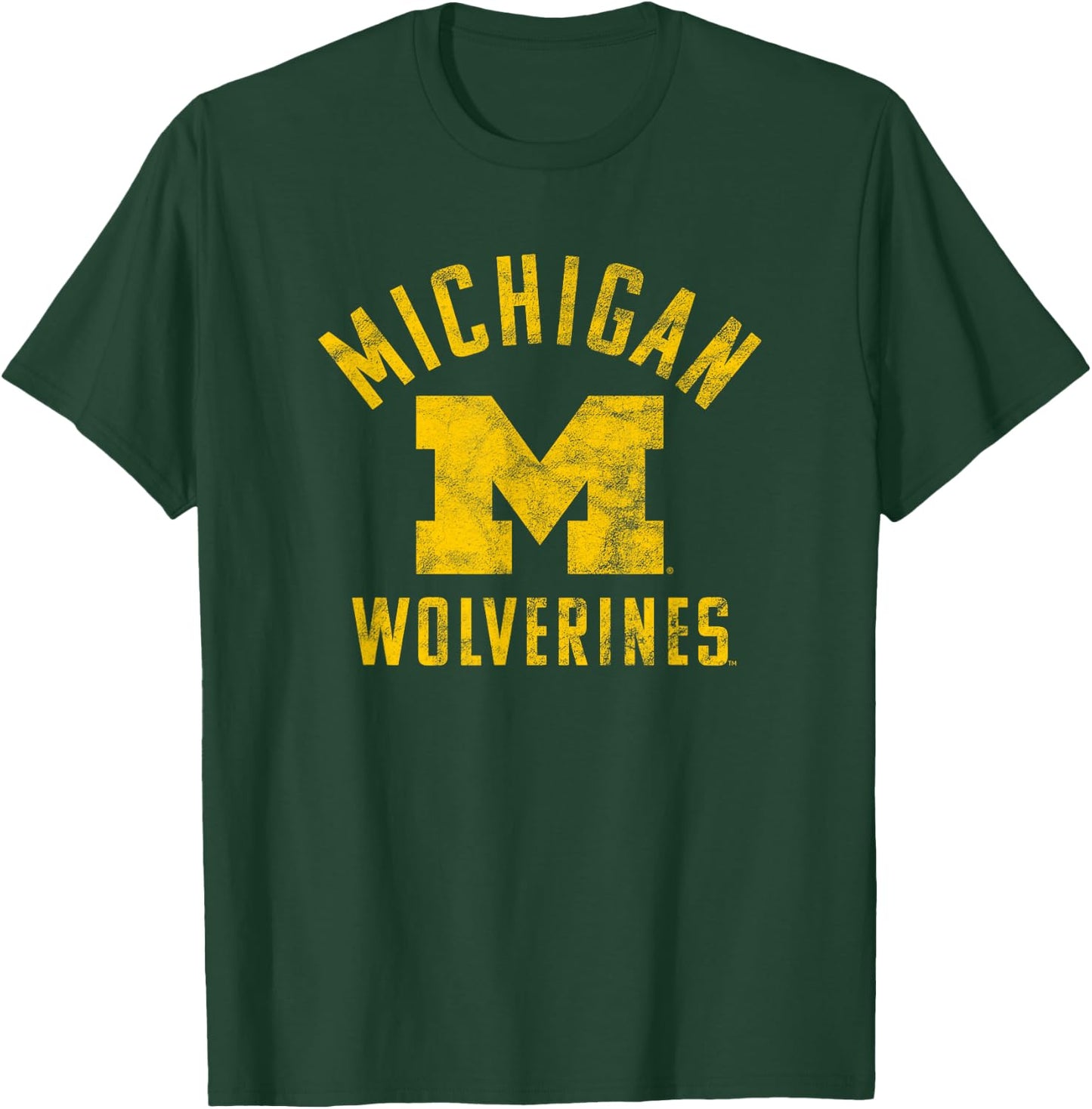 University of Michigan Wolverines U of M Large T-Shirt - T-Shirt | Forest