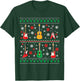Guitar Ugly Christmas Sweater Guitar Lovers Guitarists Gifts T-Shirt - T-Shirt | Forest