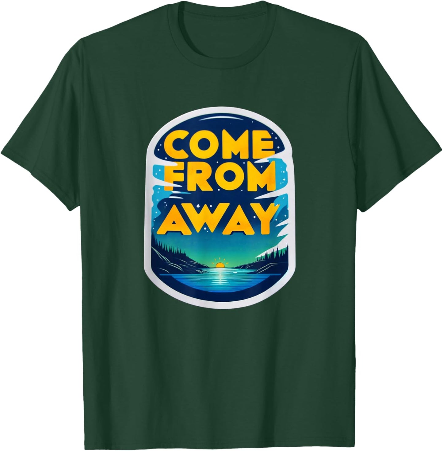 StageNotes Come From Newfoundland CFA Away Musical Theatre , Small, Black T-Shirt - T-Shirt | Forest