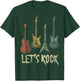 Lets Rock Rock n Roll Guitar Retro Gift Men Women Shirt T-Shirt - T-Shirt | Forest