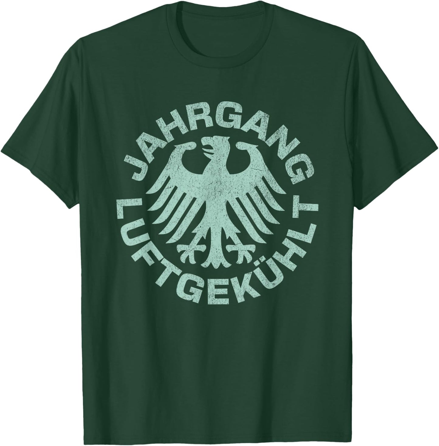 Classic Car "Vintage Air-Cooled" German Motorsport Racing T-Shirt - T-Shirt | Forest