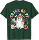 Retro Trick Or PT Physical Therapy Boo Ghost PT Halloween T-Shirt - T-Shirt | Forest