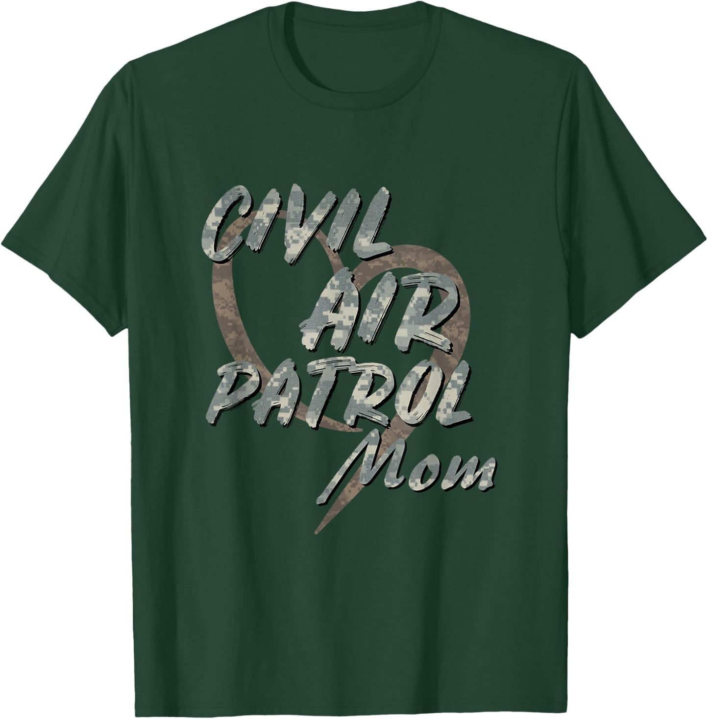Civil Air Patrol Mom Shirt for Proud CAP Cadet Mothers T-Shirt - T-Shirt | Forest