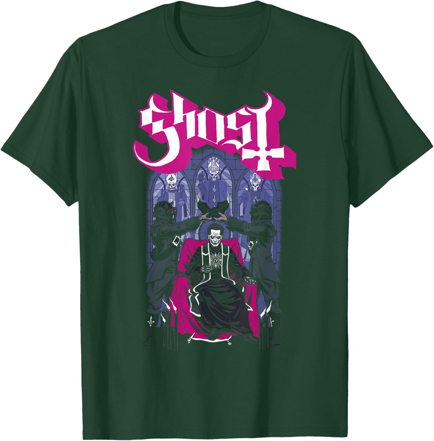 Ghost - Crowned T-Shirt - T-Shirt | Forest