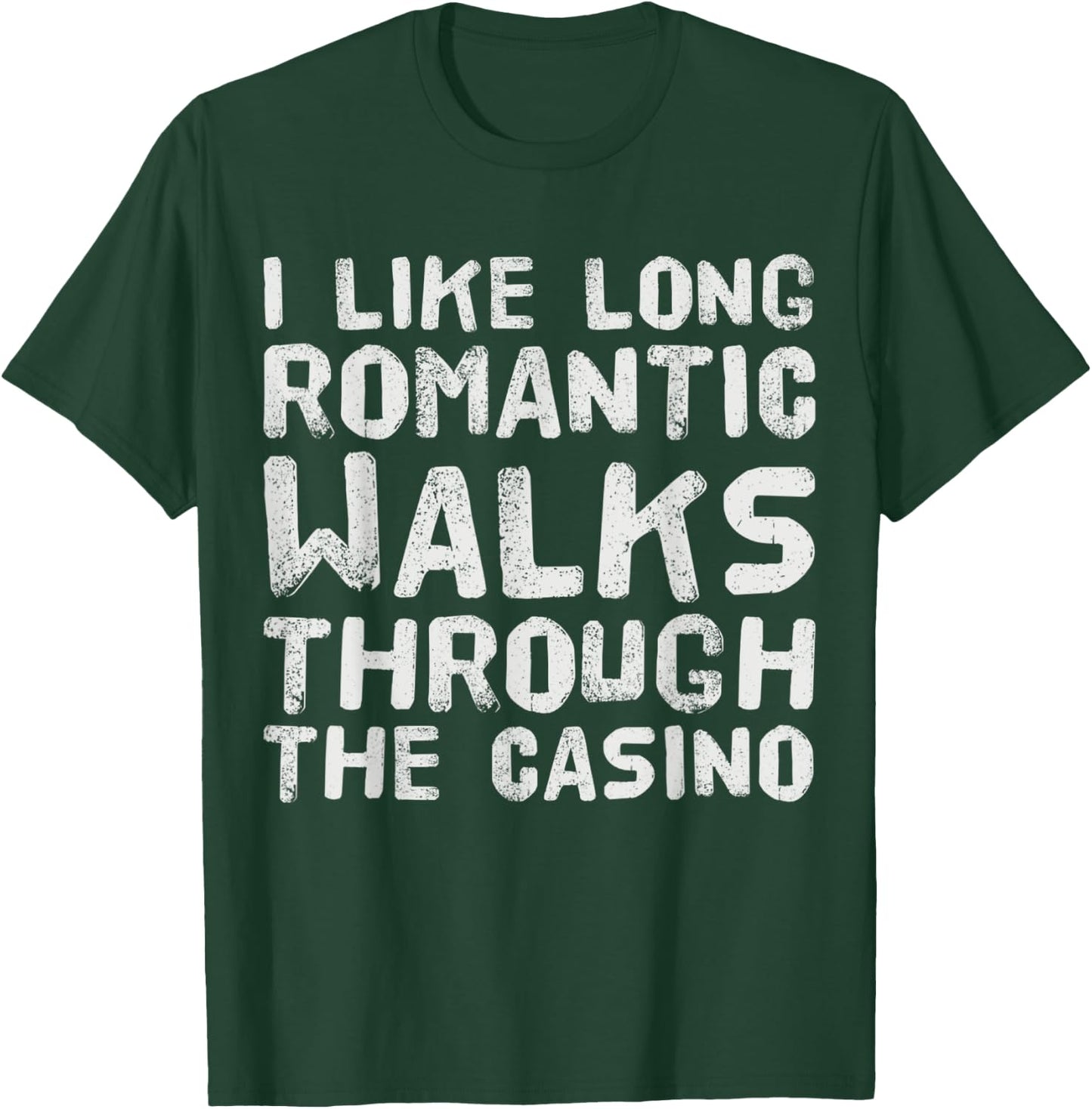 GAMBLING CASINO Clothing FUNNY LAS VEGAS DATE NITE Black Adults Short Sleeve Cotton Blend Small T-Shirt - T-Shirt | Forest