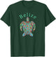 Belize Tribal Turtle Gift T-Shirt - T-Shirt | Forest
