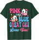 Pink Or Blue Great Gigi Loves You Cow Baby Gender Reveal T-Shirt - T-Shirt | Forest