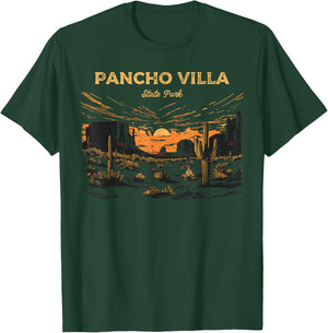 Pancho Villa State Park New Mexico Retro Vintage T-Shirt - T-Shirt | Forest