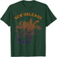 New Orleans Louisiana LA | Skyline | Guitar Musician T-Shirt - T-Shirt | Forest