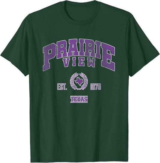 Apparel Prairie view Souvenirs - Texas TB02 | Prairie View TX | Vintage Throwback T-Shirt - T-Shirt | Forest