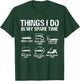 Things I Do In My Spare Time Car T-Shirt - T-Shirt | Forest