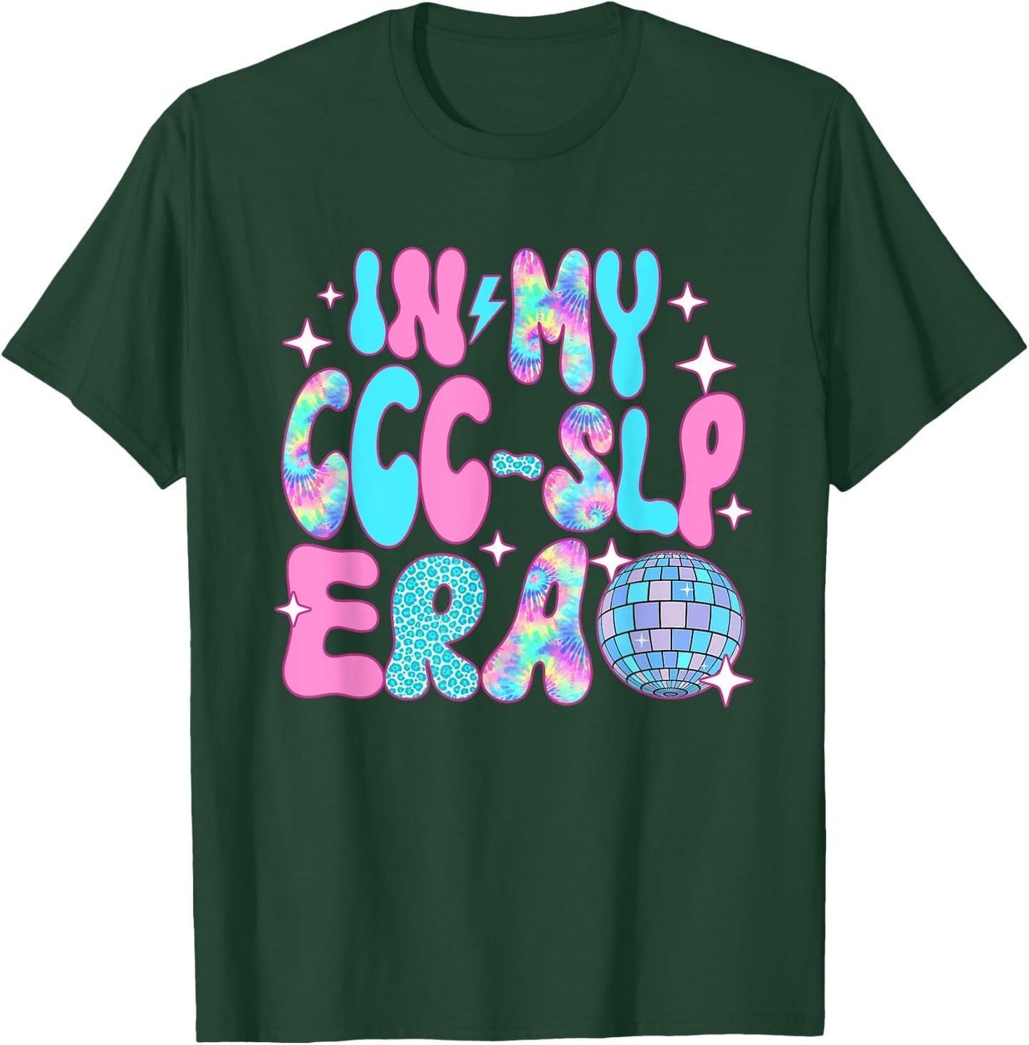 Disco In My CCC-SLP Era T-Shirt - T-Shirt | Forest