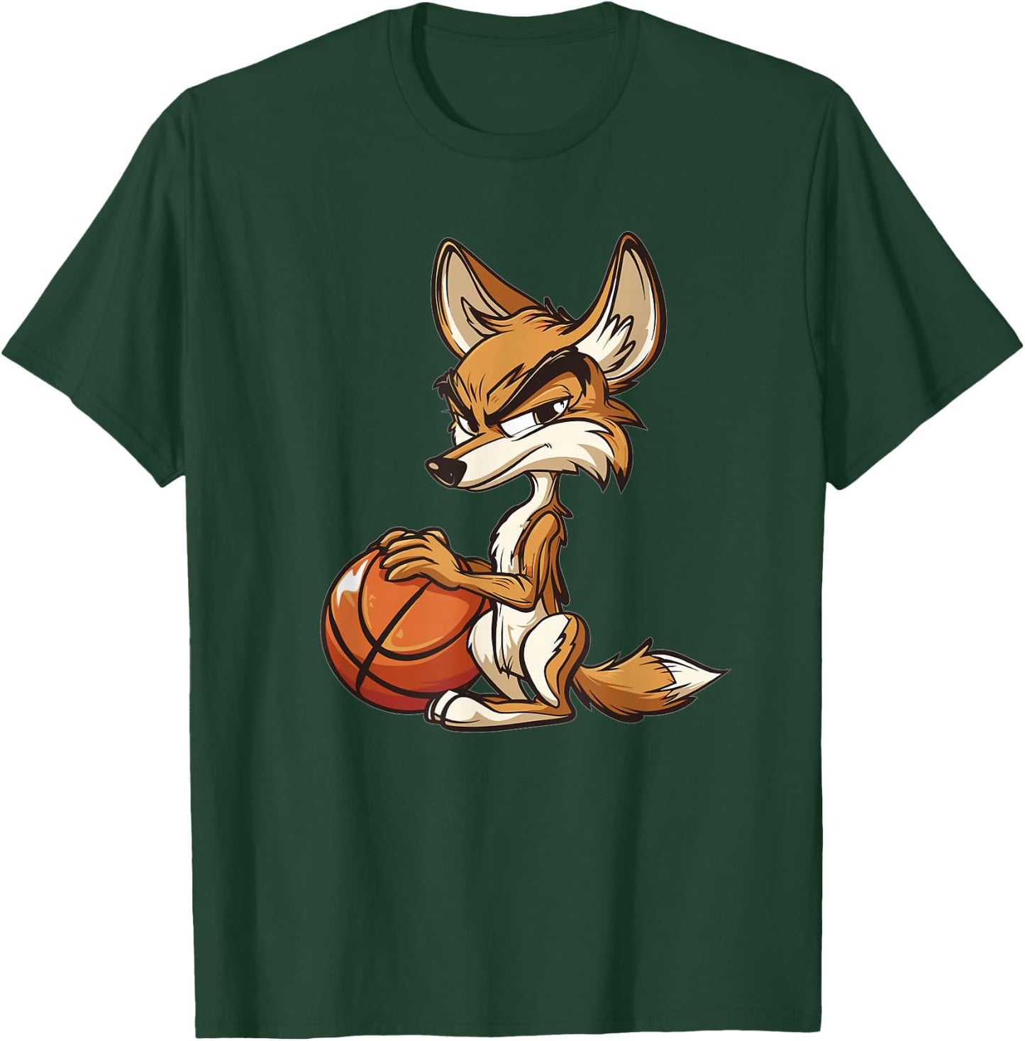 Kids Basketball Coyote T-Shirt - T-Shirt | Forest
