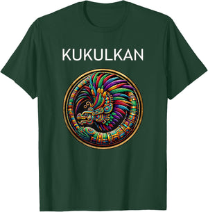 Kukulkan Mayan God of the Wind and Rain T-Shirt - T-Shirt | Forest