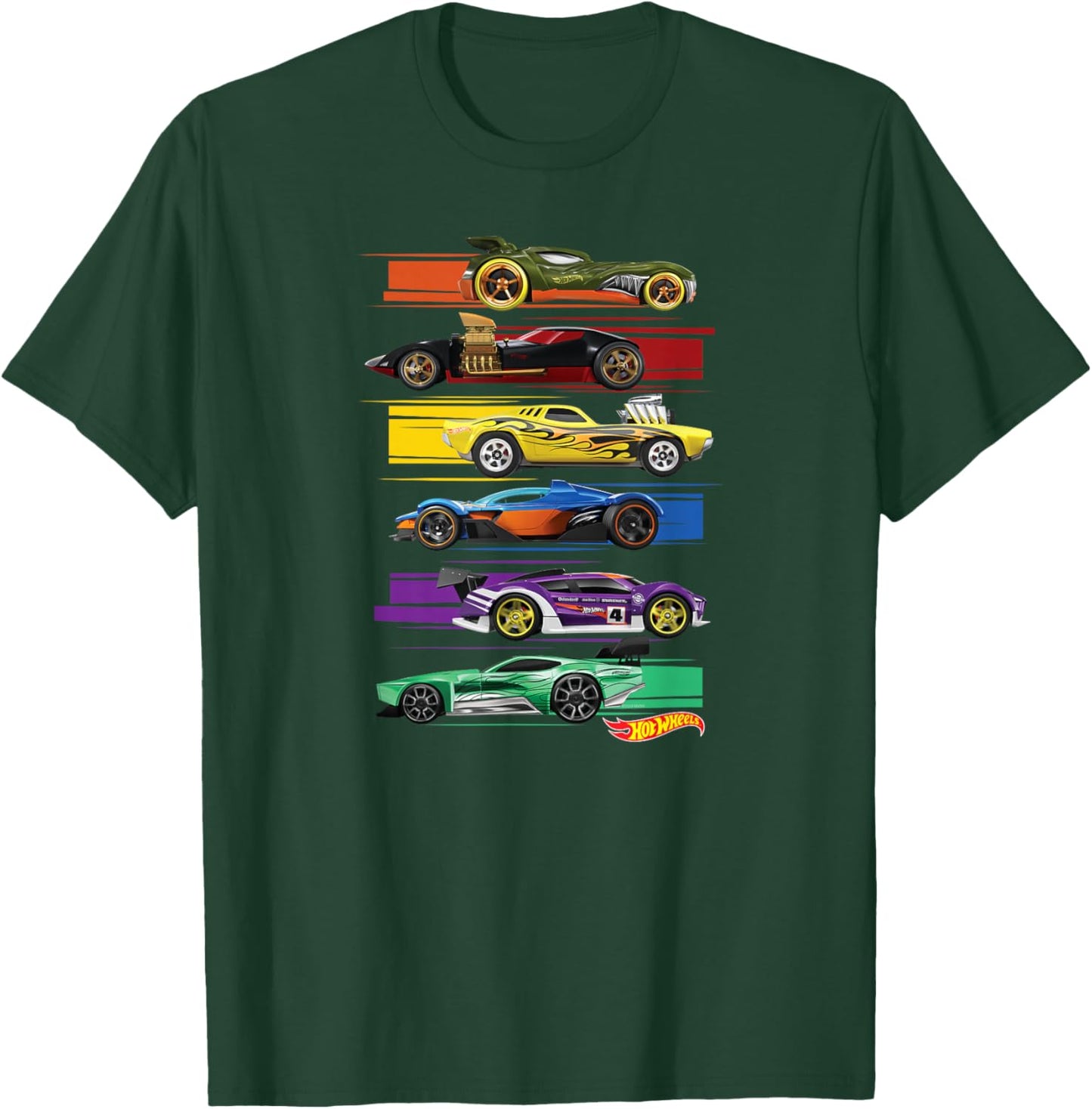 Hot Wheels Multi Car T-Shirt - T-Shirt | Forest