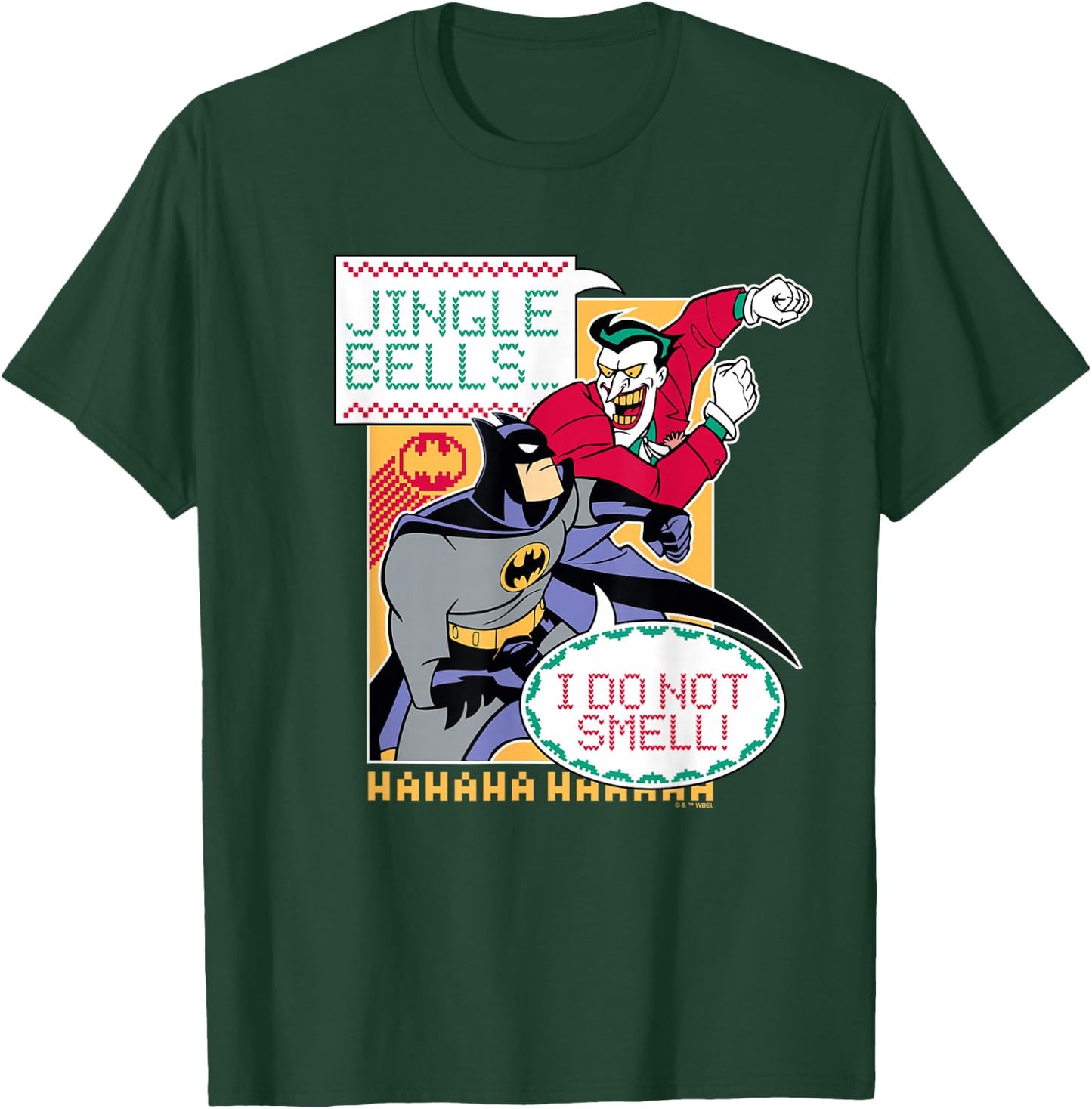 Batman: The Animated Series Jingle Bells I Don't Smell T-Shirt - T-Shirt | Forest