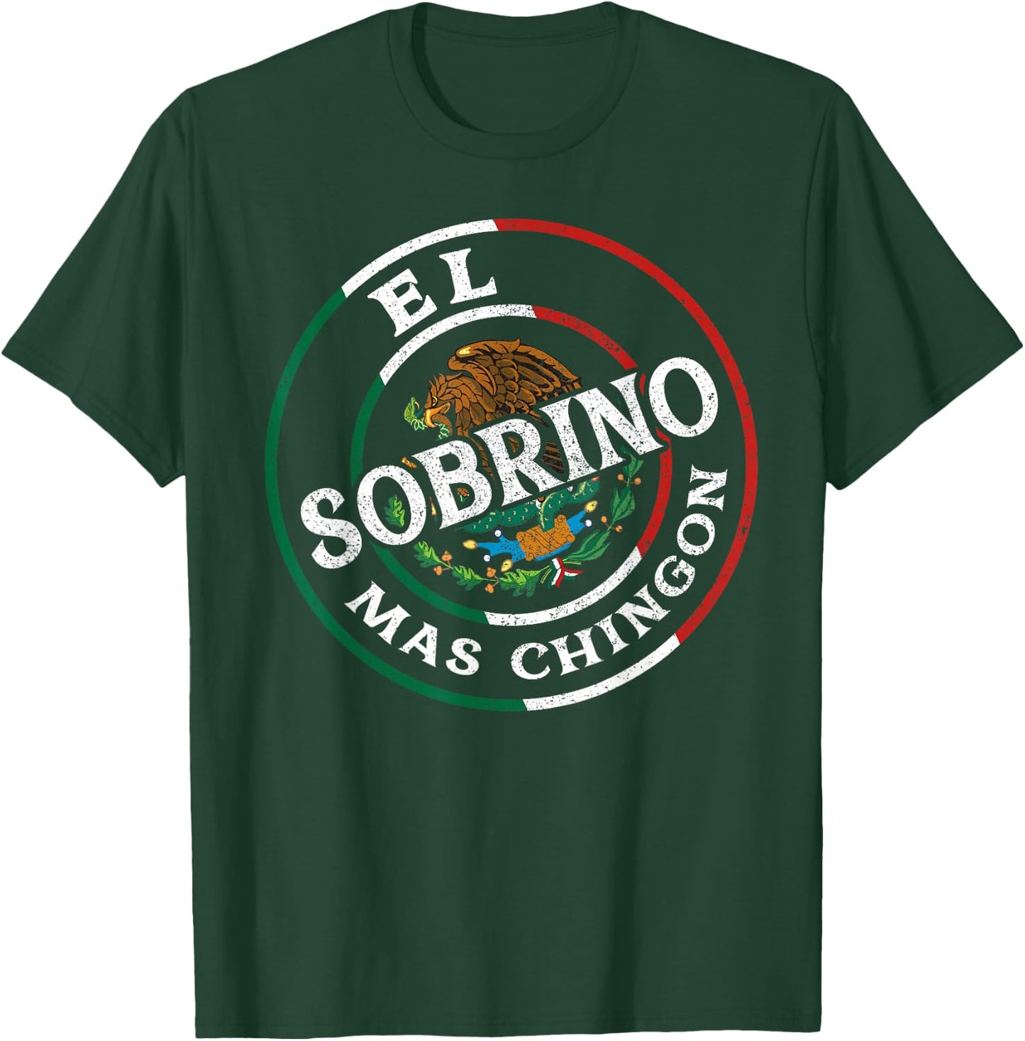 El Sobrino Mas Chingon Matchin Couple Mexicans Roots T-Shirt - T-Shirt | Forest
