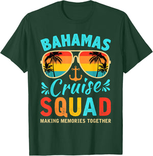 Bahamas Vacation 2026 Squad Family Friends Matching Group T-Shirt - T-Shirt | Forest