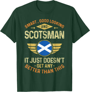 Scotland Flag Proud Scotsmen Men & Women T-Shirt - T-Shirt | Forest
