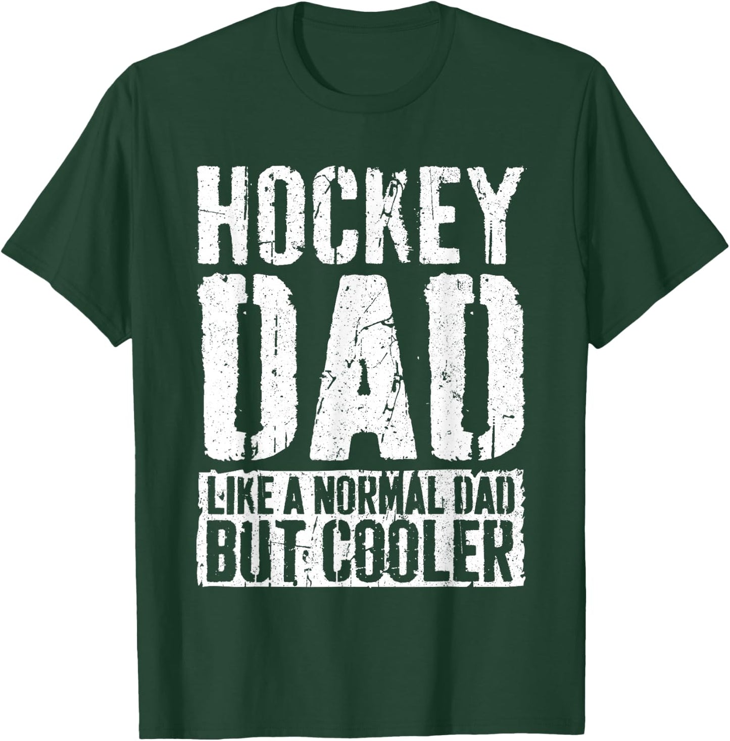 Hockey Dad Shirt Men Fathers Day Hockey Dad T-Shirt - T-Shirt | Forest