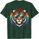 Retro Tiger in Sunglasses Men Women Kids Novelty Funny Tiger T-Shirt - T-Shirt | Forest