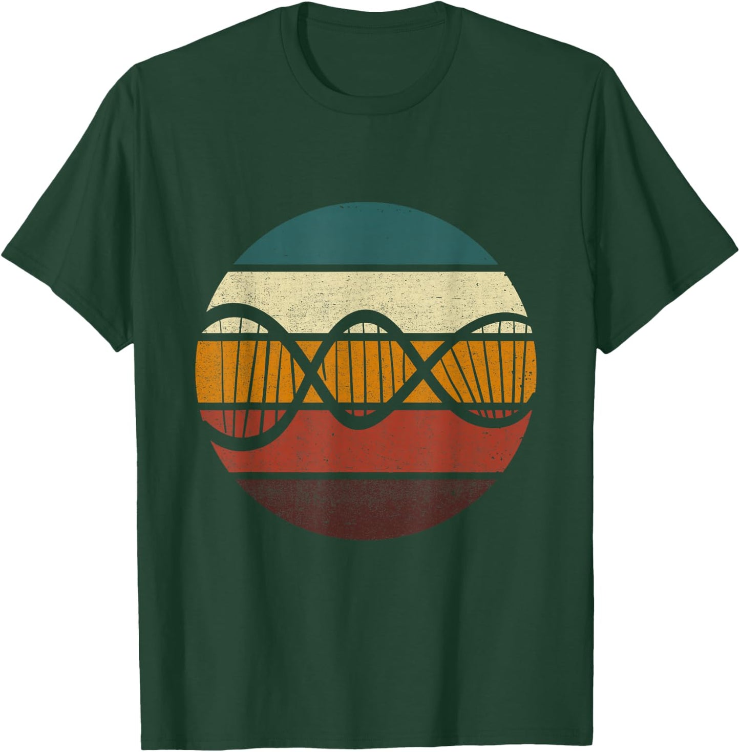 Biochemist Retro DNA Vintage Biochemistry Microbiologist T-Shirt - T-Shirt | Forest