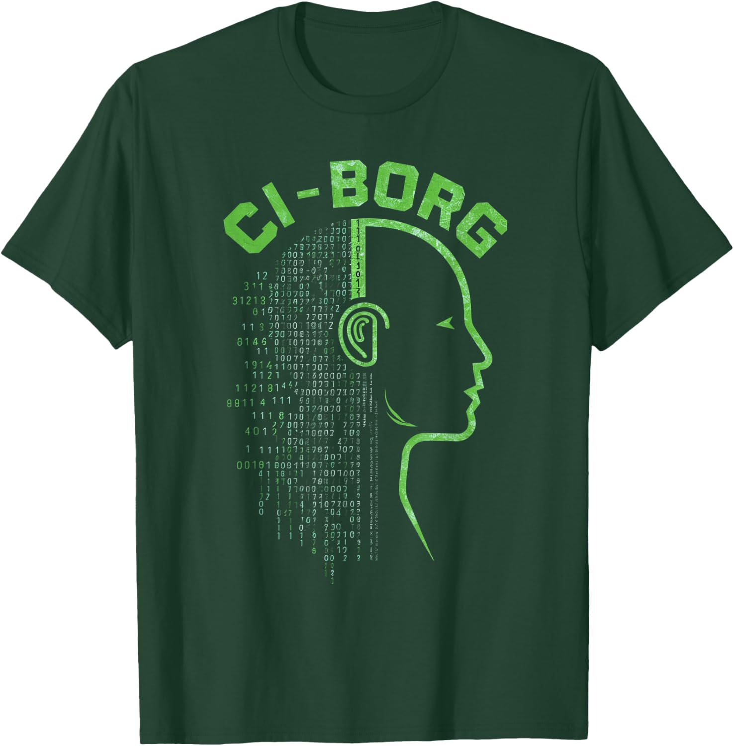 Cochlear Implant Awareness Hearing Loss T-Shirt - T-Shirt | Forest