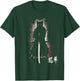 Vintage Samurai Cat Graphic Art Japanese Ukiyo-e Men Women Kids T-Shirt - T-Shirt | Forest