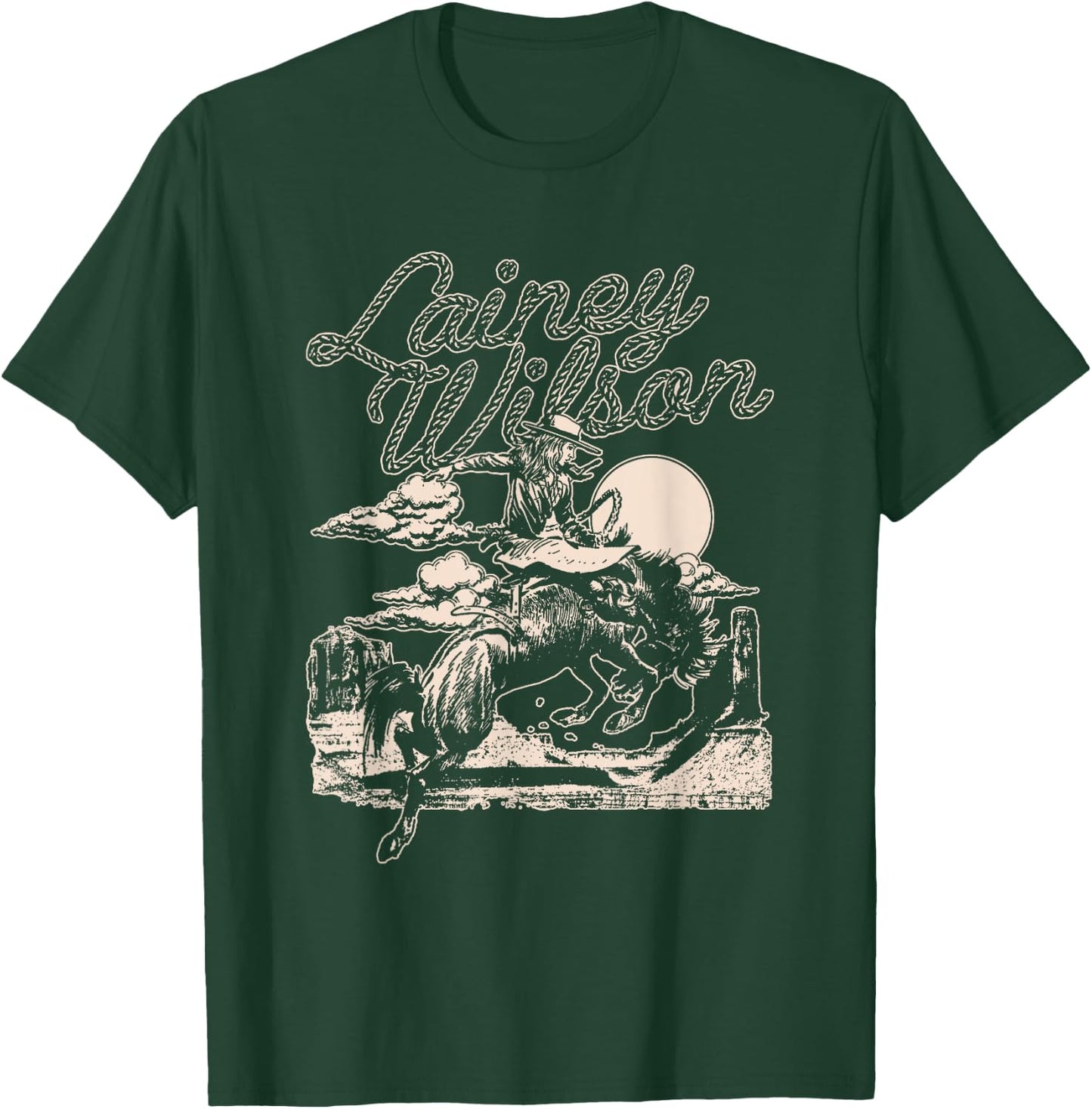 Lainey Wilson - Horse T-Shirt - T-Shirt | Forest