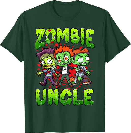 Zombie Uncle Halloween Costume Family Matching T-Shirt - T-Shirt | Forest