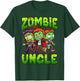 Zombie Uncle Halloween Costume Family Matching T-Shirt - T-Shirt | Forest