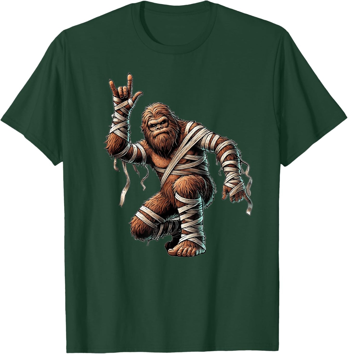 Bigfoot Sasquatch Halloween Bigfoot Women Kids T-Shirt - T-Shirt | Forest