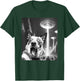 Funny Blue Heeler Alien UFO Taking a Selfie Dog Mom Dad T-Shirt - T-Shirt | Forest