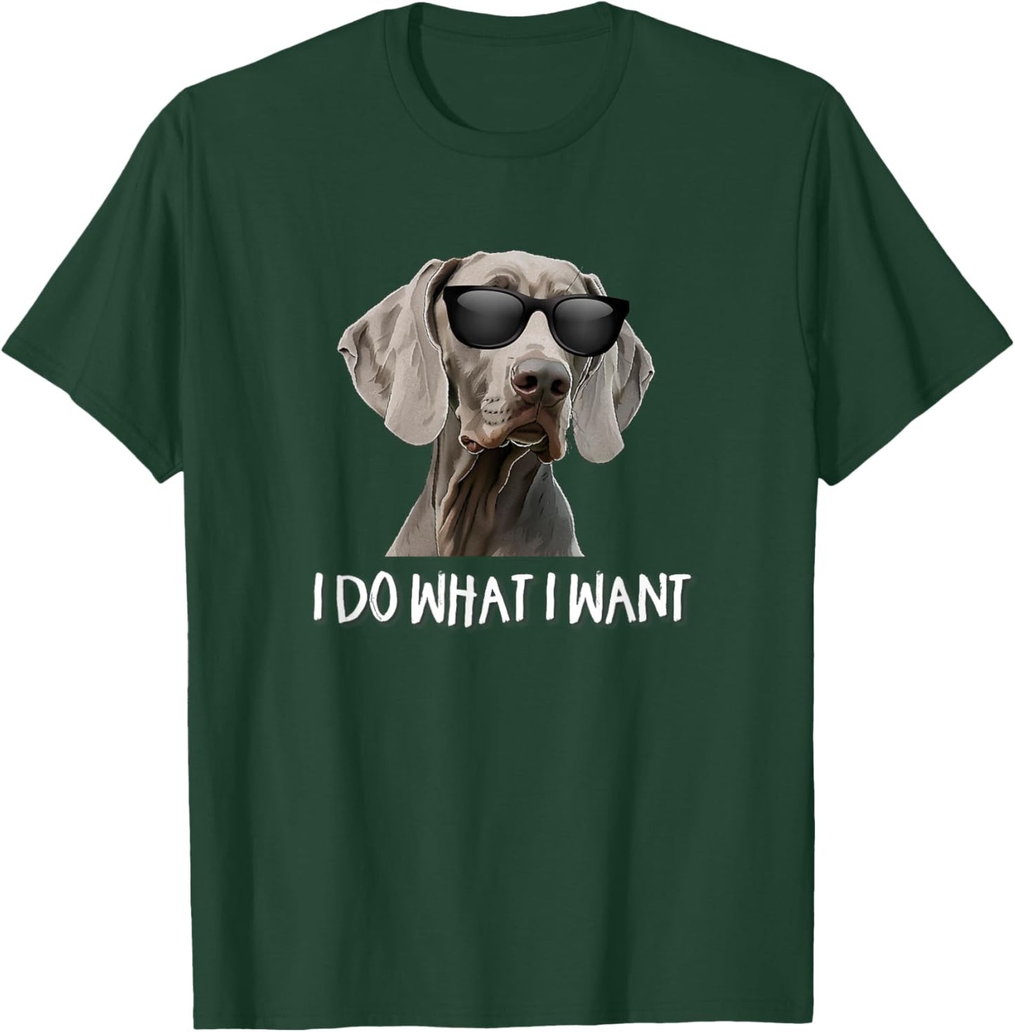 Kids Cute Do What I Want Weimaraner Lover T-Shirt - T-Shirt | Forest
