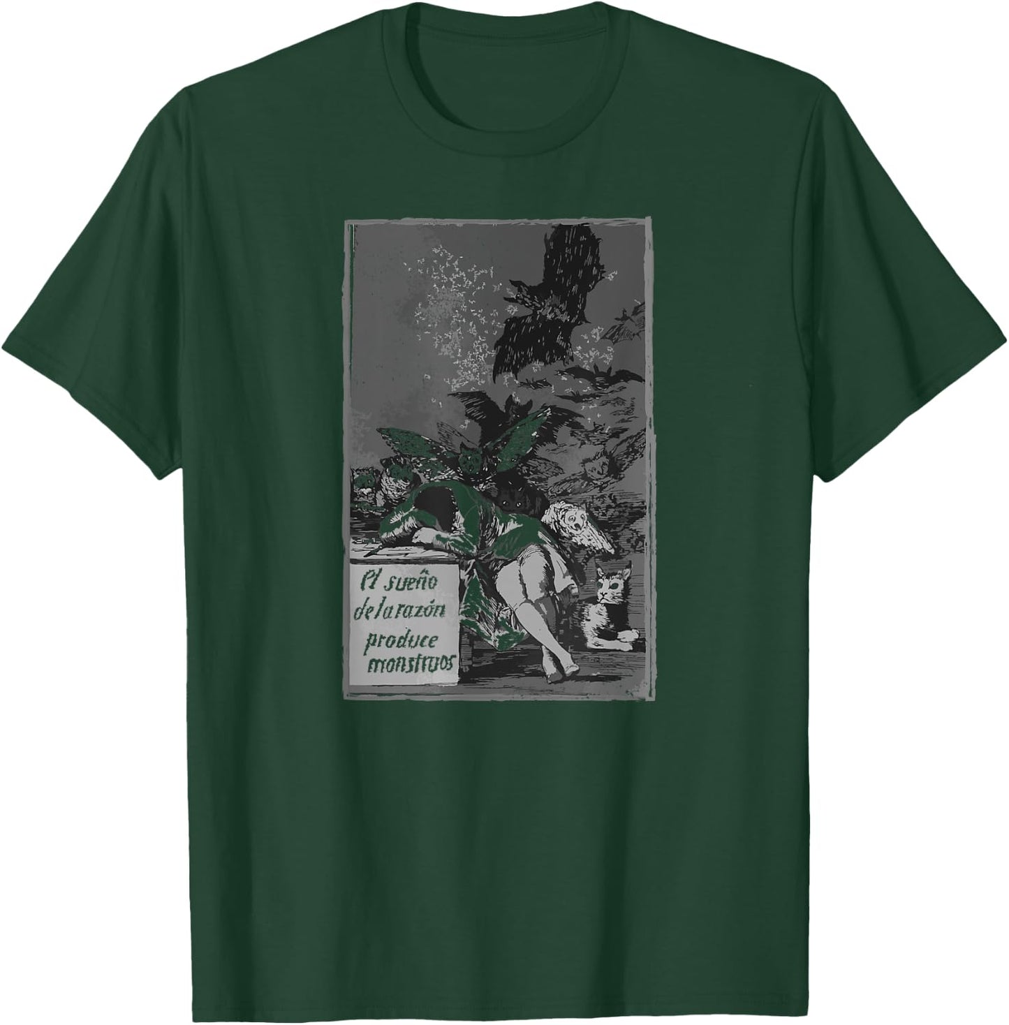 Spanish Francisco Goya Sleep of Reason T-Shirt - T-Shirt | Forest