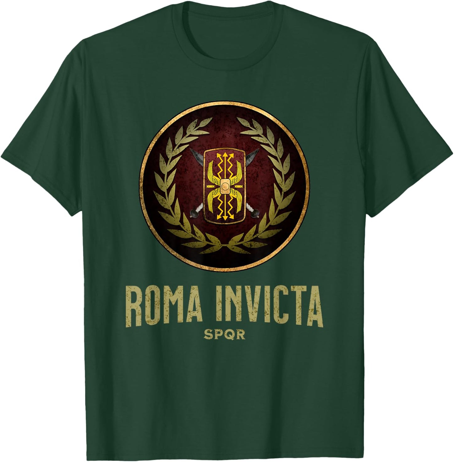 Roma Invicta SPQR Roman Legionary T-Shirt - T-Shirt | Forest