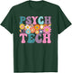 Psych Tech Week Groovy Leopard Appreciation Day T-Shirt - T-Shirt | Forest