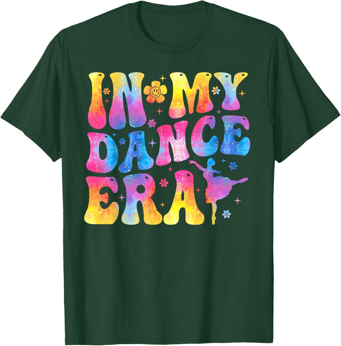 Retro In My Dance Era Ballet Dancer Girls T-Shirt - T-Shirt | Forest