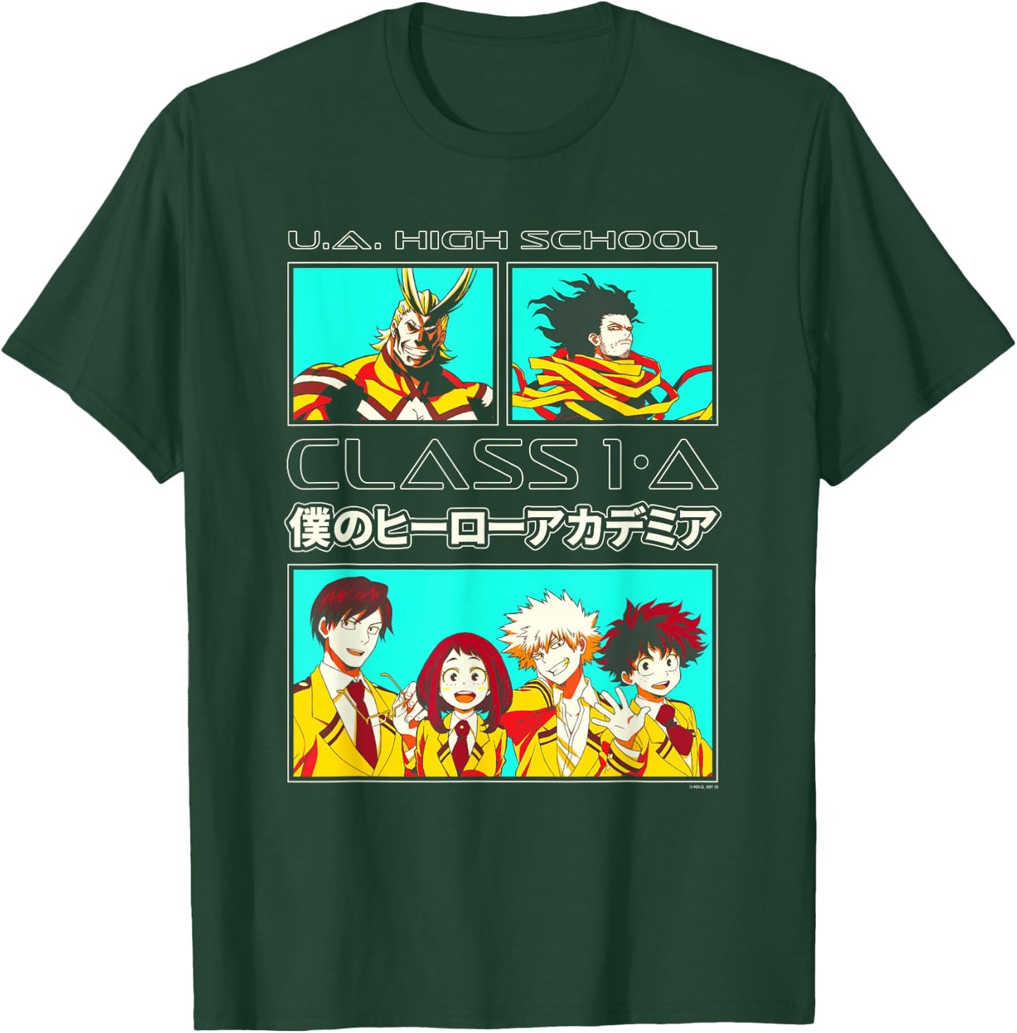 My Hero Academia Class 1-A Students Anime T-Shirt - T-Shirt | Forest