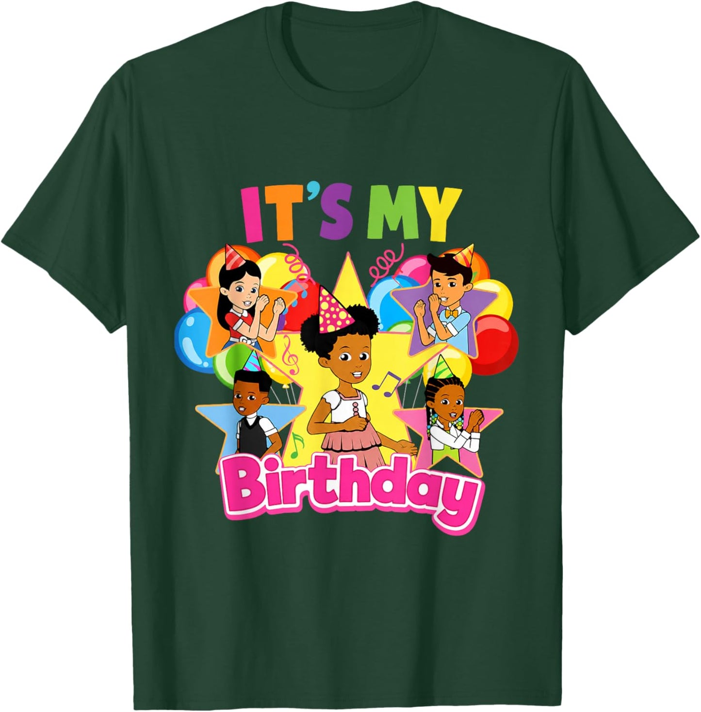 It's My Birthday Girl Gracie Pink Doll Family Decorations T-Shirt - T-Shirt | Forest